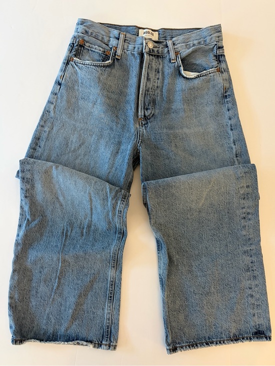 Agolde Denim - Agolde Women’s Medium Wash Wide Leg Denim Jeans Size 27
